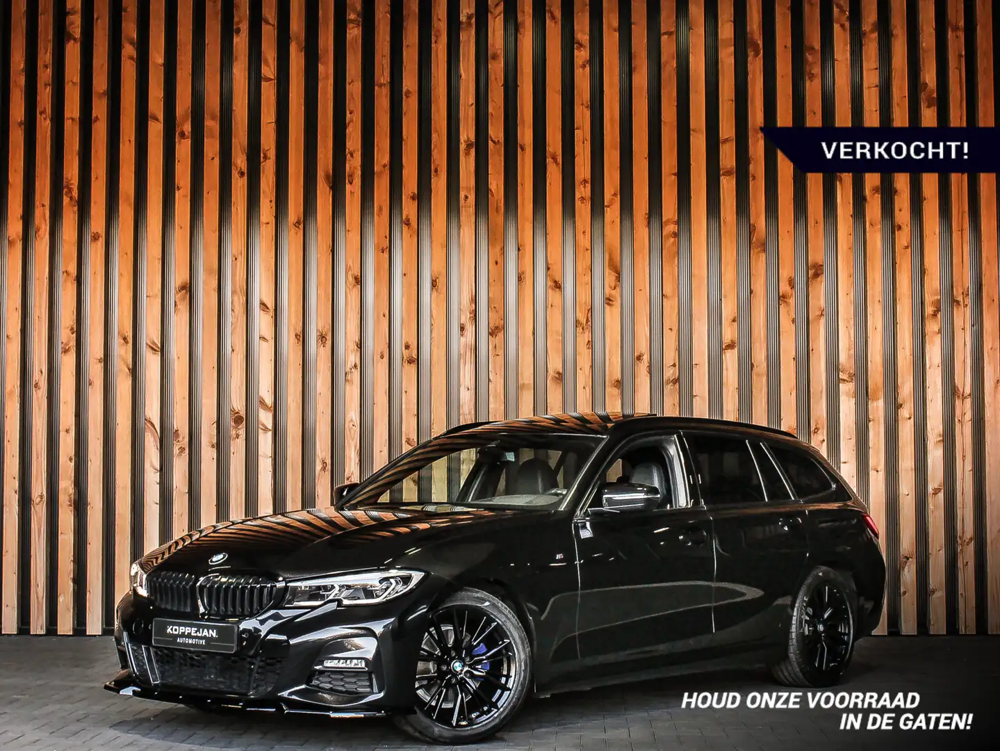 BMW 320 3-serie 320i 184PK Automaat High Executive M-Sport Schwarz - 2