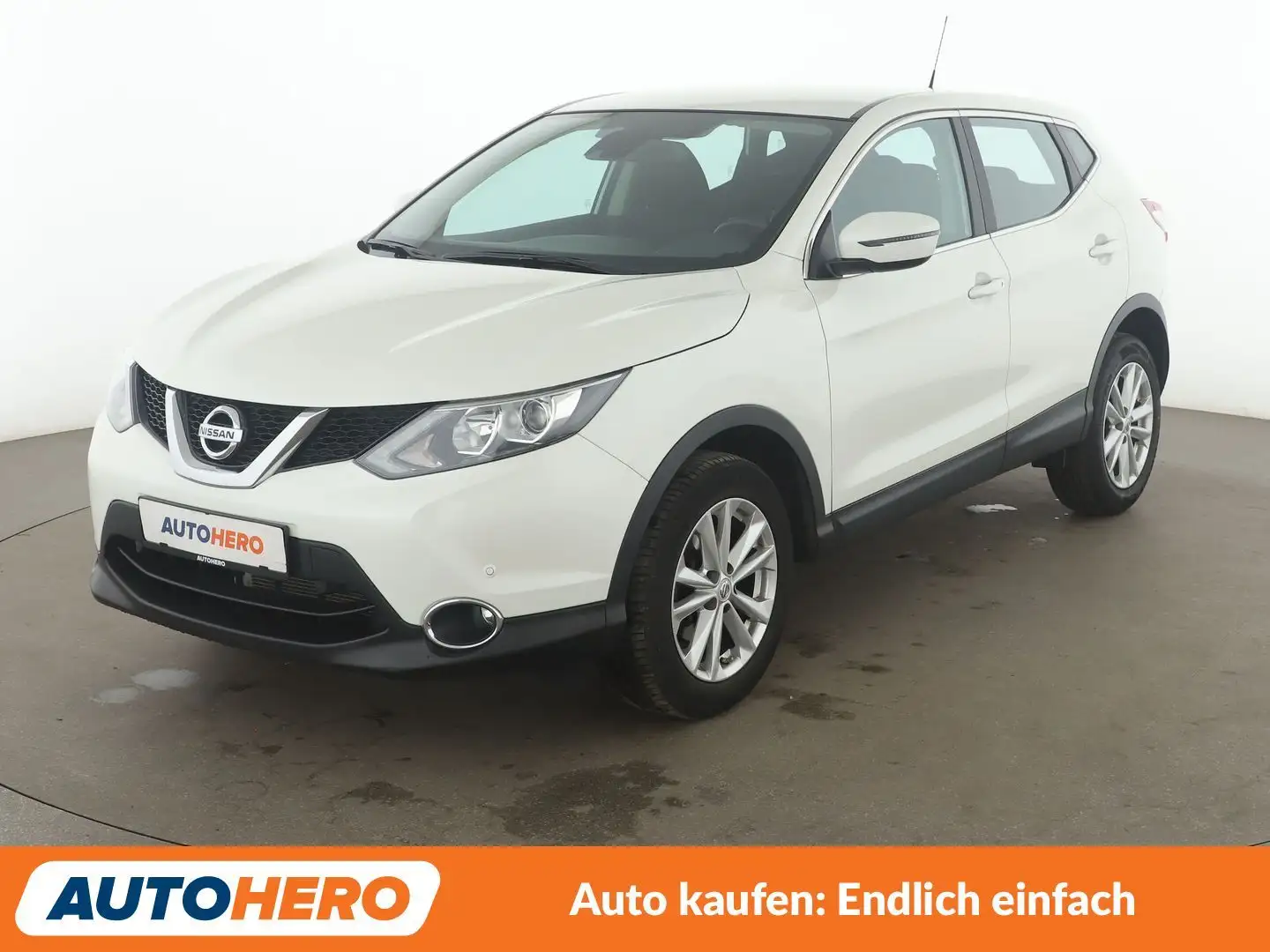 Nissan Qashqai 1.2 Acenta*NAVI*PDC*SHZ*SPUR*KLIMA*TEMPO* Weiß - 1