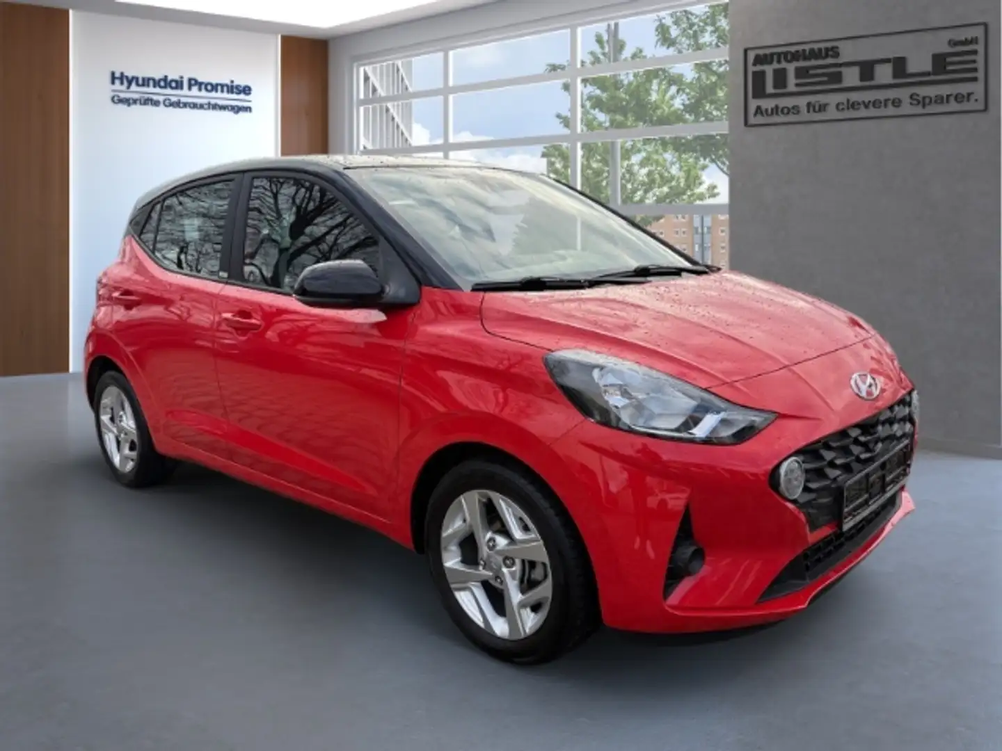 Hyundai i10 Trend +CARPLAY+KLIMA+PDC+DAB+TEMPOMAT+UVM+ Rouge - 2