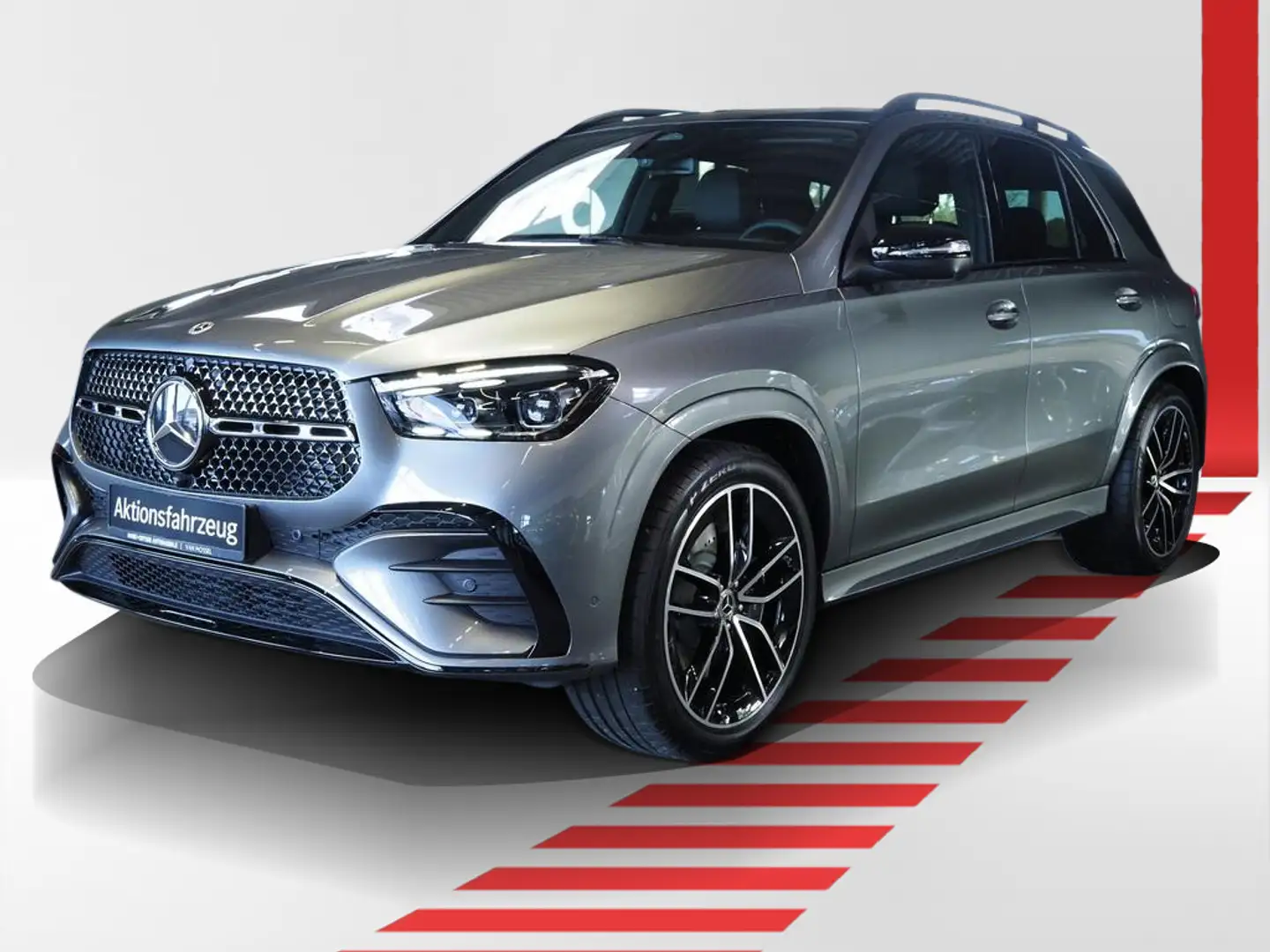 Mercedes-Benz GLE 400 e 4m AMG NIGHT PANO AHK HUD BURMESTER Grau - 1