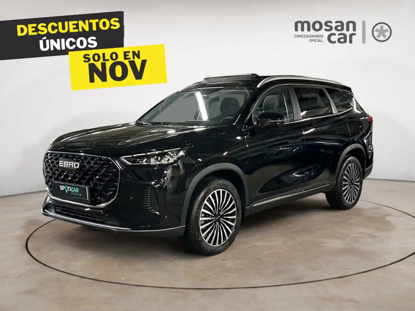 Ebro s800 1.6 TGDI 147 DCT LUXURY 7PL TECHO PORTON MIRROR LL Nero - 1