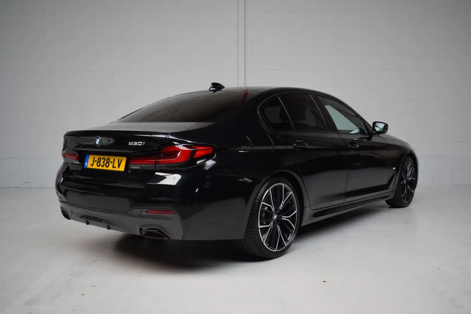 BMW 530 5-serie 530i 252PK AUT M-SPORT FACELIFT / SCHUIDFA Noir - 2
