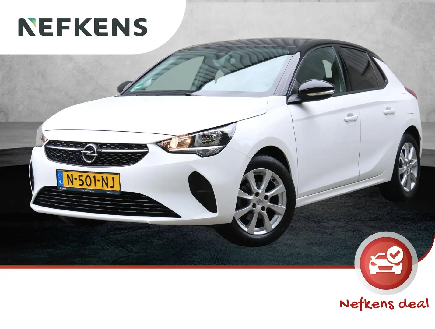 Opel Corsa 75PK Edition | 1ste eigenaar | Camera | AppleCarPl Wit - 1