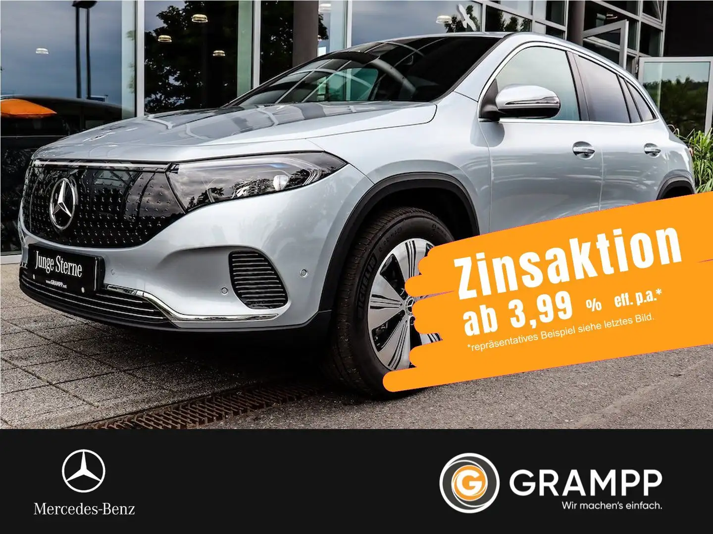 Mercedes-Benz EQA 300 4M Progressive Advanced/Kamera/FlexBonus Silber - 1
