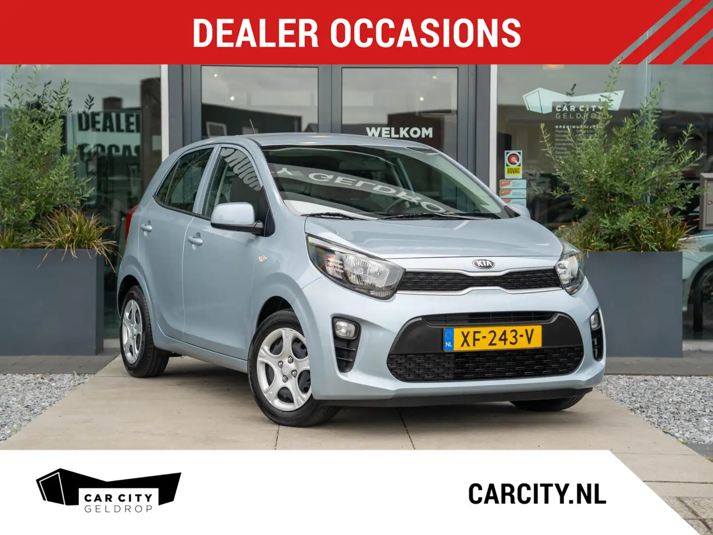 Kia Picanto 1.0 CVVT EconomyPlusLine / Bluetooth / Airconditio Blauw - 1