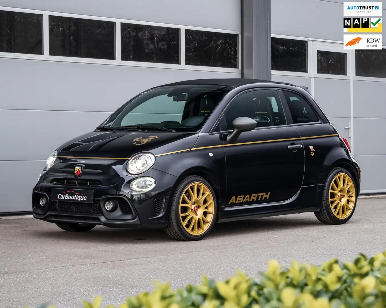 Abarth 595C 1.4 T-Jet Abarth Scorpioneoro 165pk I Beats I Carp Чорний - 1
