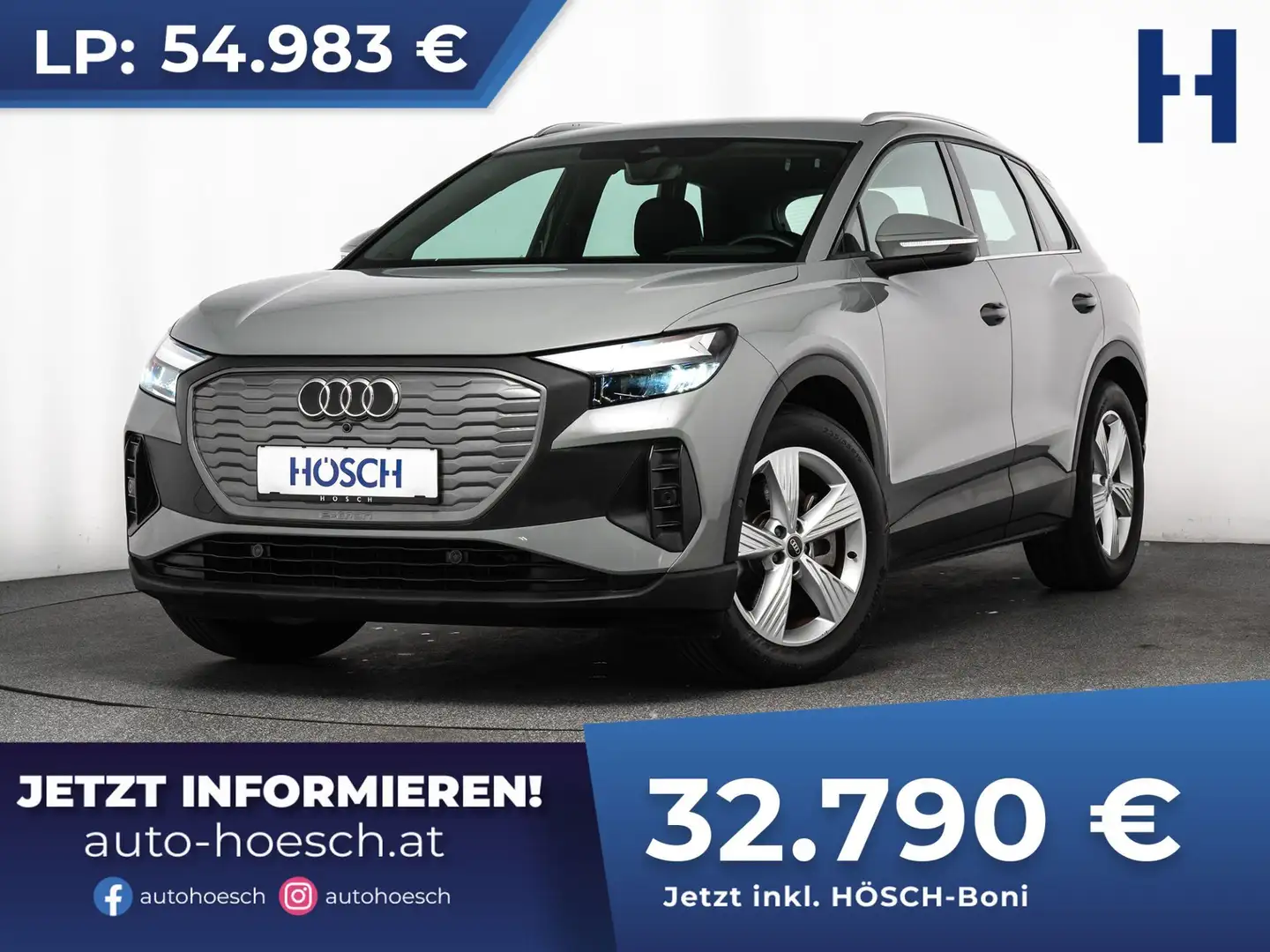 Audi Q4 e-tron 40 ASSISTENZ ACC 19er KAMERA ++ Grau - 1