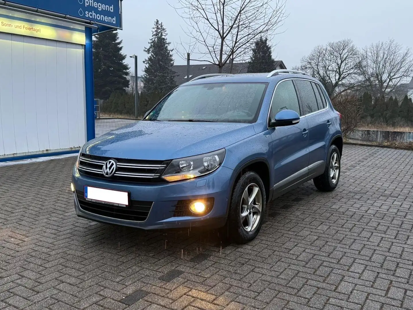 Volkswagen Tiguan Tiguan 1.4 TSI 4Motion Life Panoramadach Blau - 1