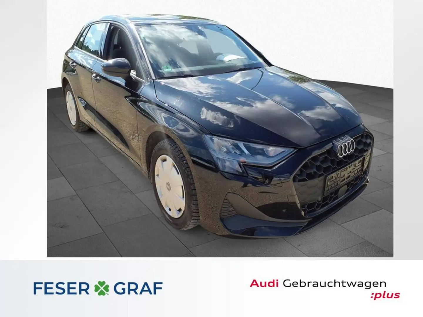 Audi A3 Sportb. TFSI S tro. KLIMA+PHONEBOX+CARPLAY Zwart - 1