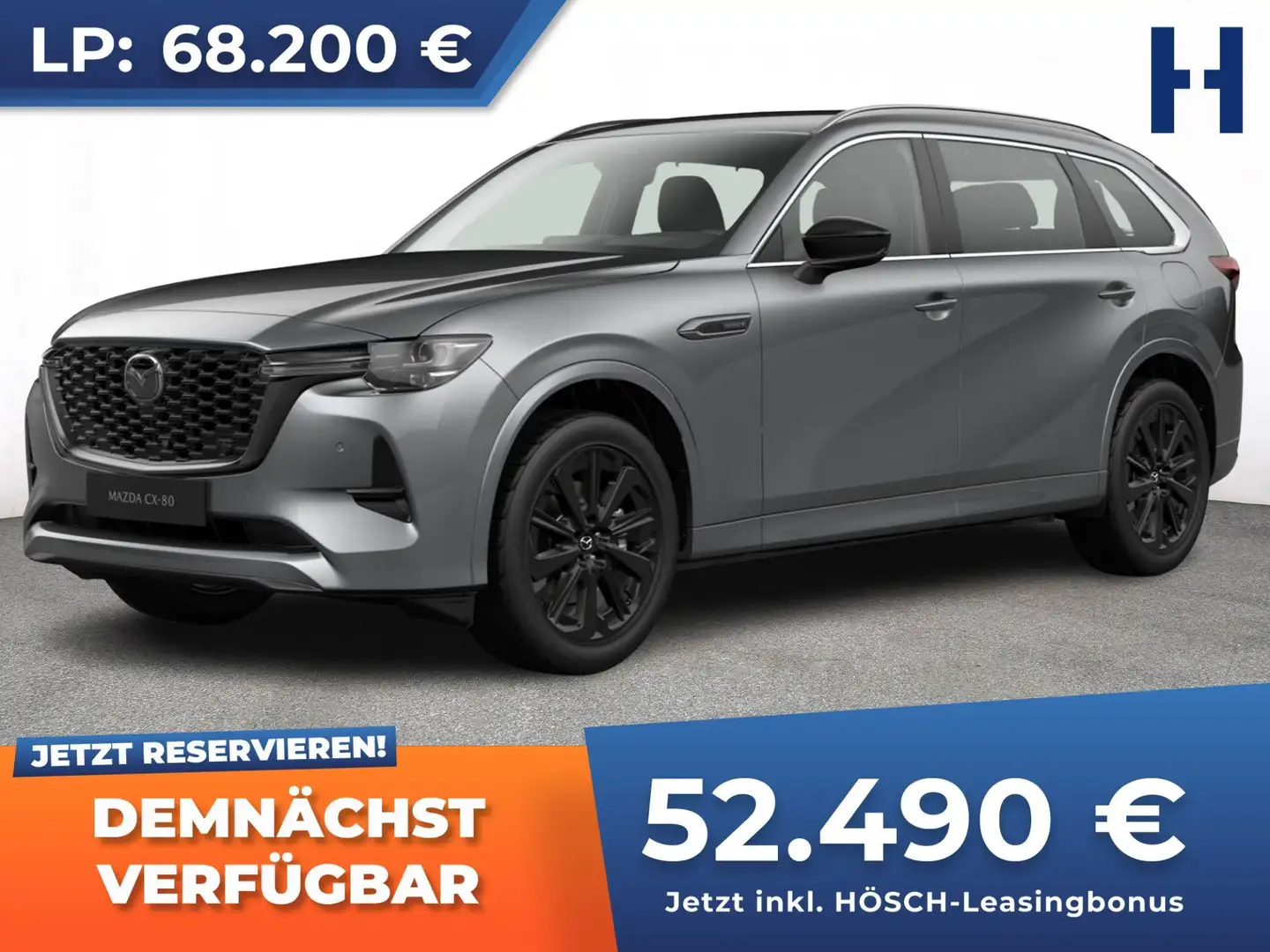 Mazda CX-80 2.5L e-Skyactiv PHEV Homura AWD NEUWAGEN Szürke - 1
