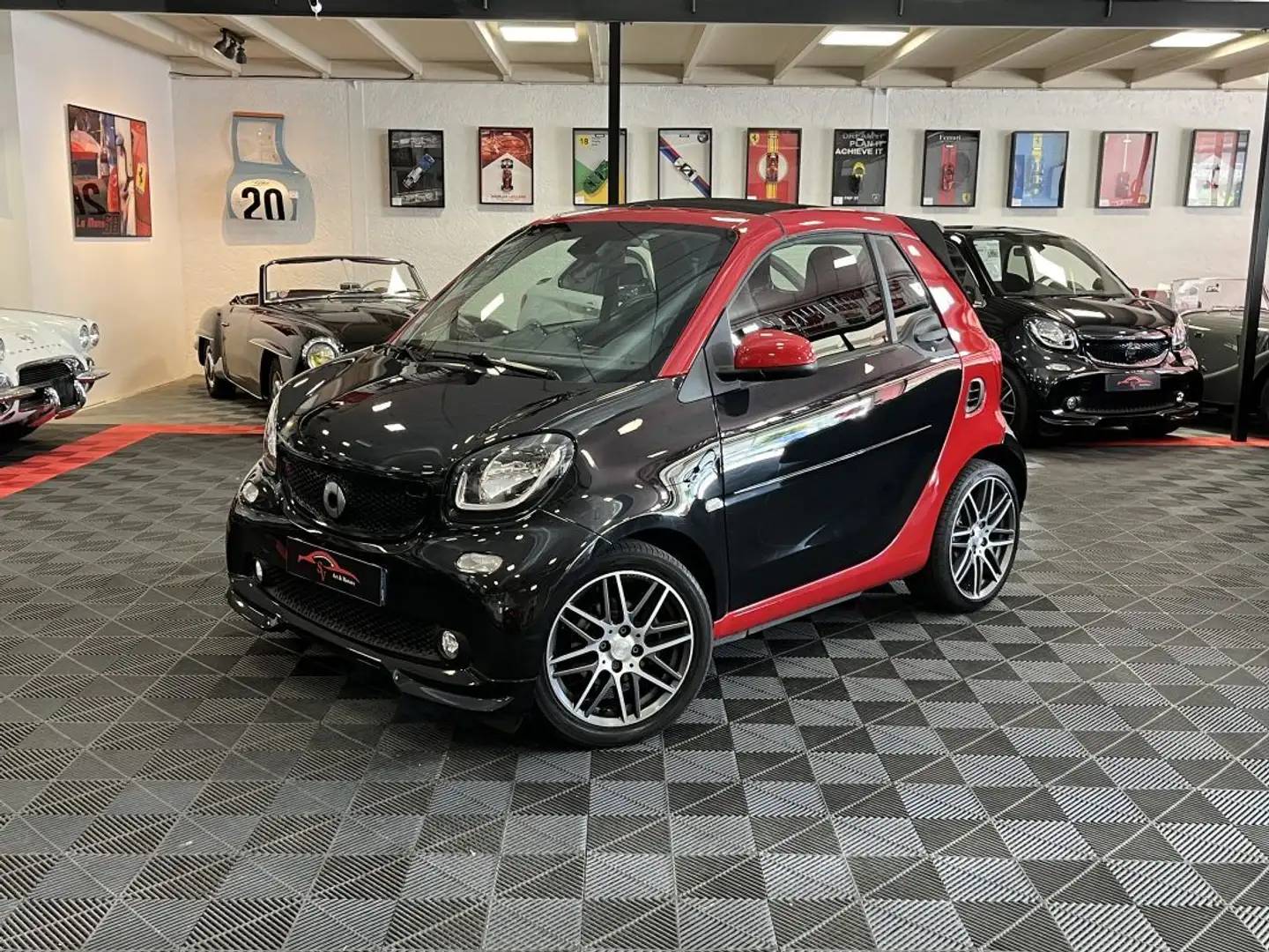 smart forTwo Cabriolet 109ch Brabus Xclusive Zwart - 2