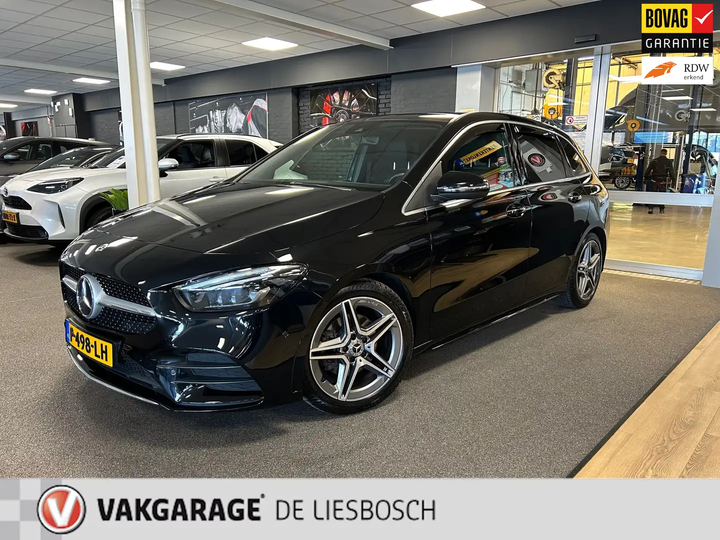 Mercedes-Benz B 200 Business Solution AMG,pano,leer,navi,camera,memory Zwart - 1