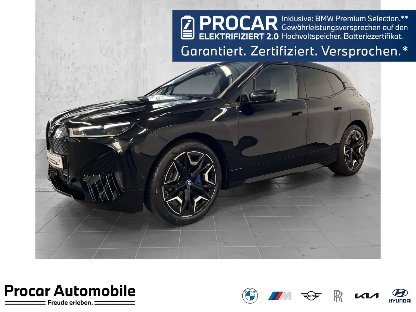 BMW iX xDrive50 M Sport HUD PANO ACC AHK 360°KAM LM Noir - 1