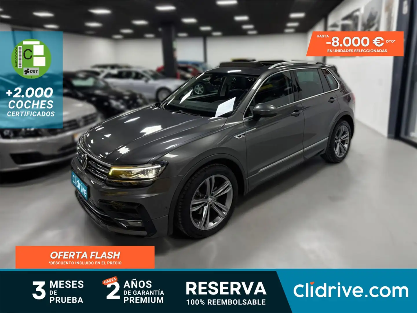 Volkswagen Tiguan 2.0TDI Sport 4Motion DSG 110kW Gris - 1