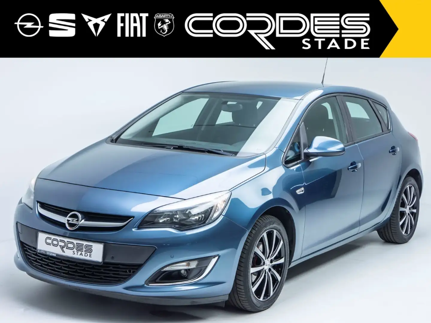 Opel Astra J Turbo PDC Alu Klima  AHK (7) Blau - 2