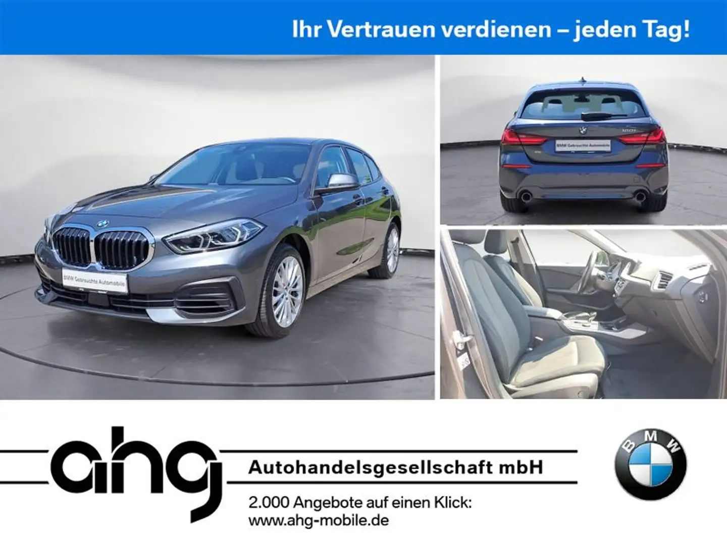 BMW 120 i Advantage Steptronic LED Harman&Kardon Klim Grau - 1