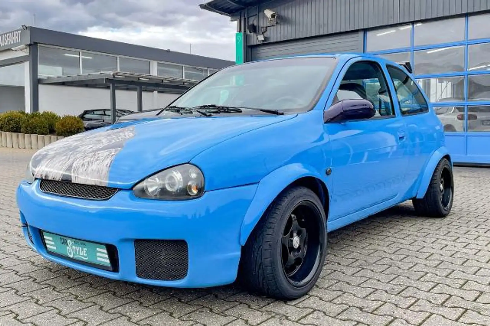 Opel Corsa B ECO Breitbau SHD Sportsitze MagnaFlow Bleu - 1