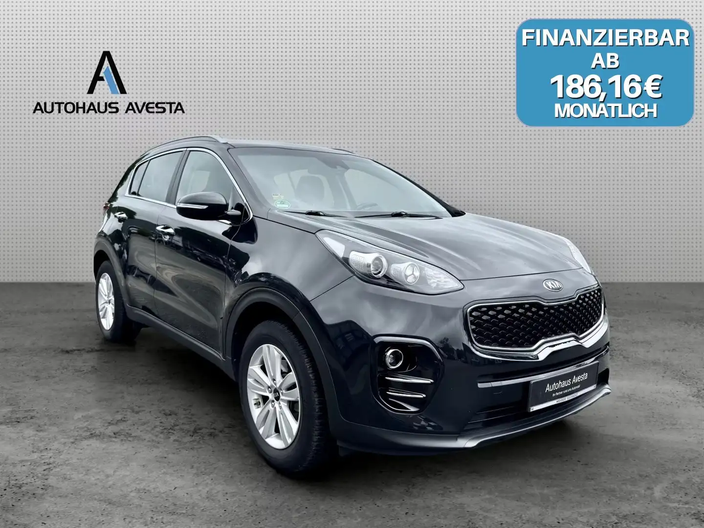 Kia Sportage SPORTAGE 1.6 EDITION/1.H/ GARANTIE/ 59.tKM/ SPUR Czarny - 1