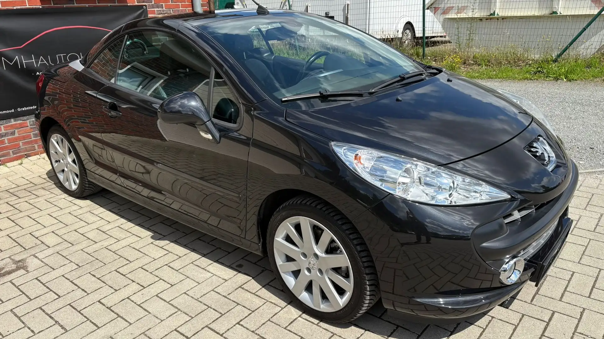 Peugeot 207 cc 1.6*Leder*Hardtop*Sitzhzg*TüvNEU*Finanzier.* Schwarz - 2