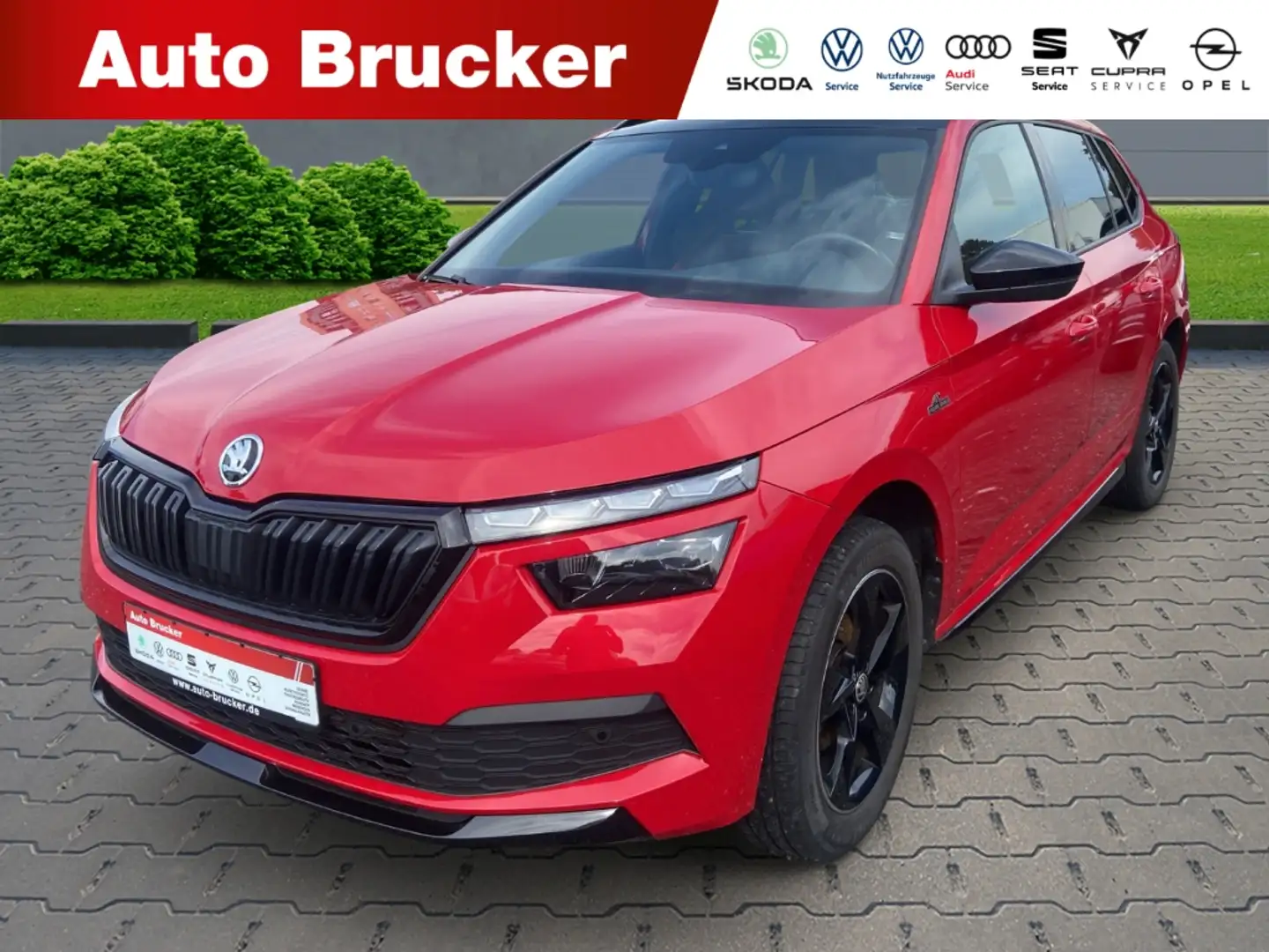 Skoda Kamiq Monte Carlo 1.5 TSI+Alufelgen+Klimaautomatik+Sitzh Rot - 1