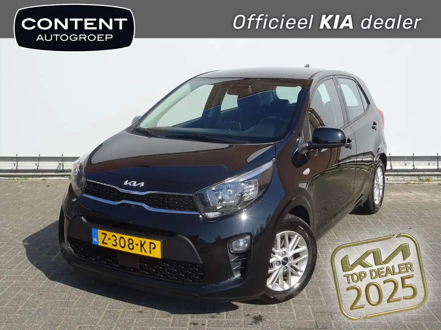 Kia Picanto 1.0 DPi 67pk 5-zits DynamicLine Zwart - 1