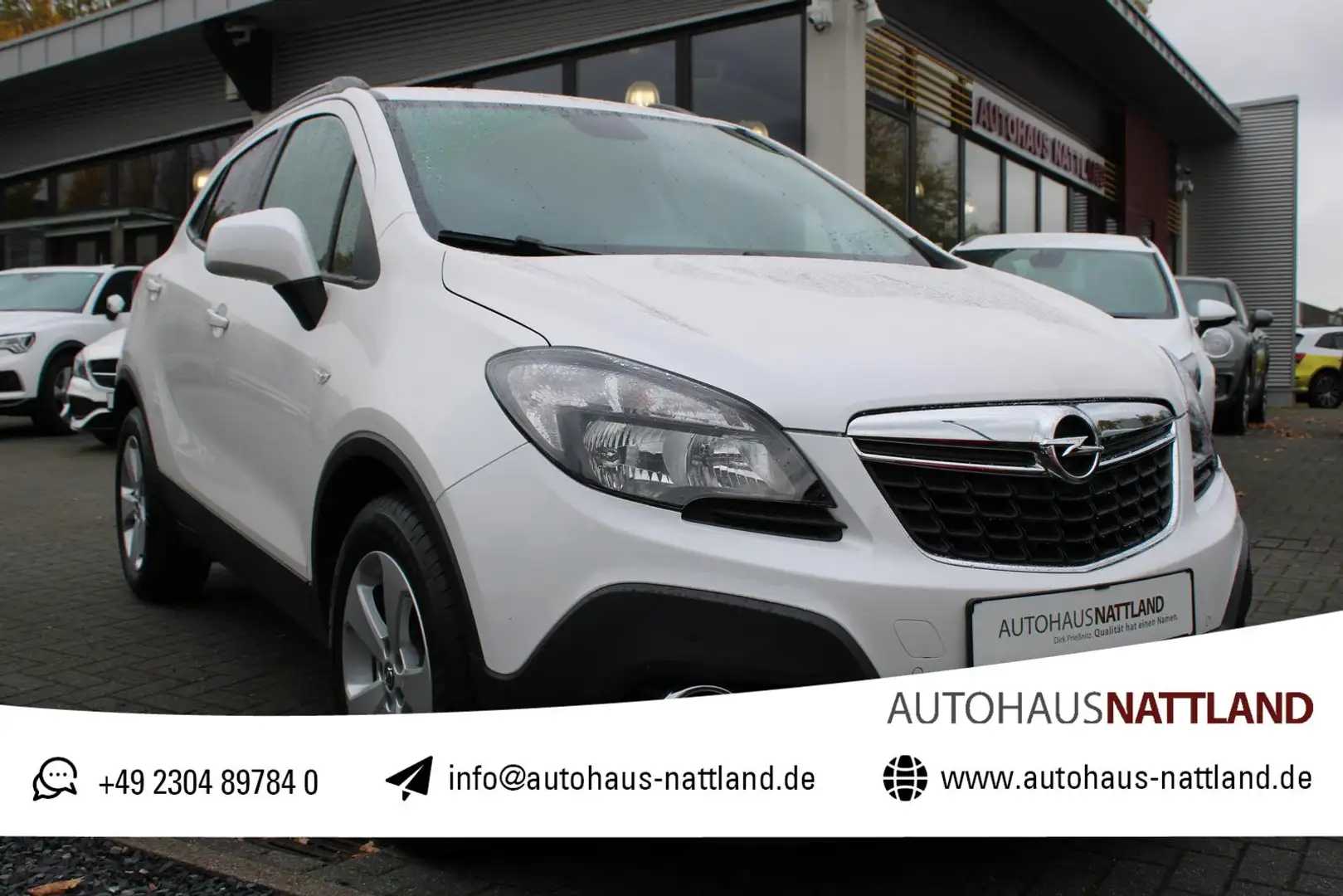 Opel Mokka 1.4 16V Turbo Navi Sitzh. incl.Fahrradtr. Weiß - 1