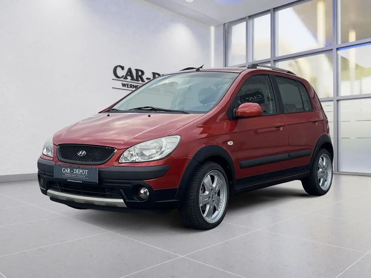 Hyundai Getz Cros*KLIMA*USB/AUX*BLUET.*ALLWETTER*TÜV NEU Rouge - 1