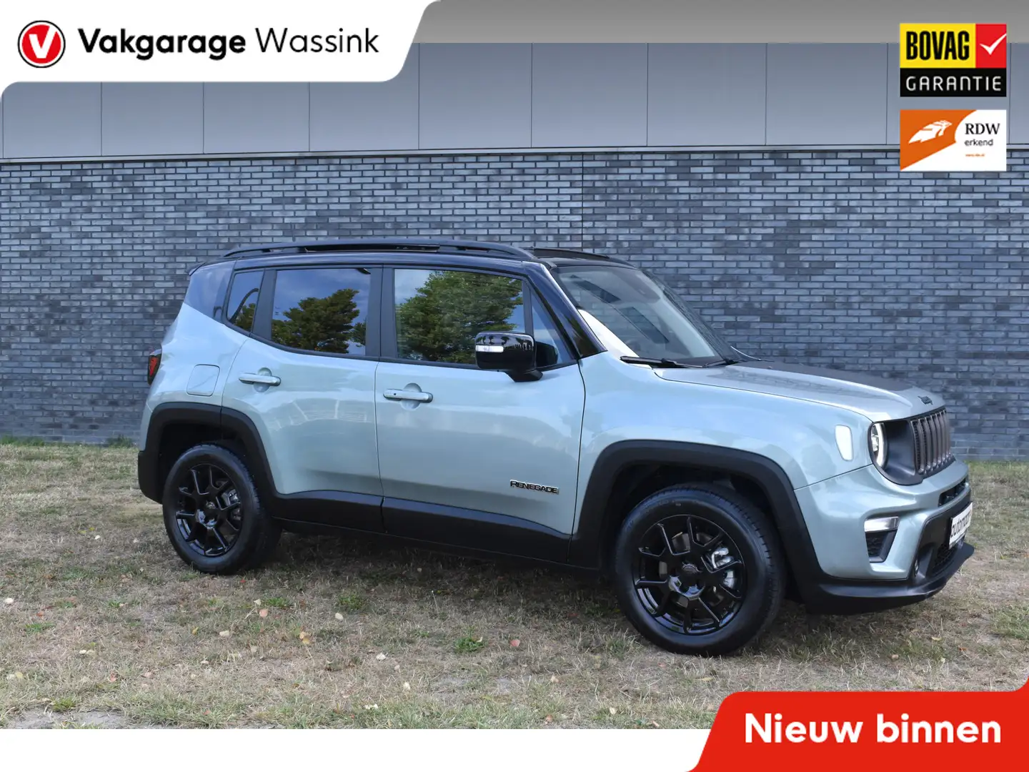 Jeep Renegade 1.5T e-Hybrid Limited Panodak Automaat Luxe uitvoe Groen - 1