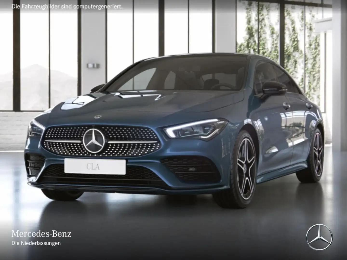 Mercedes-Benz CLA 250 e AMG+NIGHT+PANO+360°+MULTIBEAM+TOTW+8G Blau - 2
