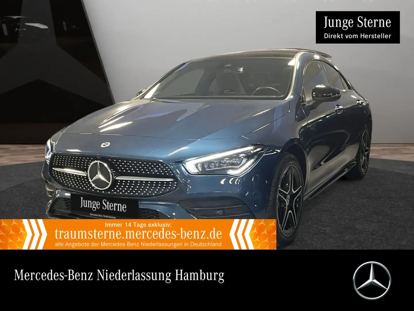 Mercedes-Benz CLA 250 e AMG+NIGHT+PANO+360°+MULTIBEAM+TOTW+8G Blau - 1