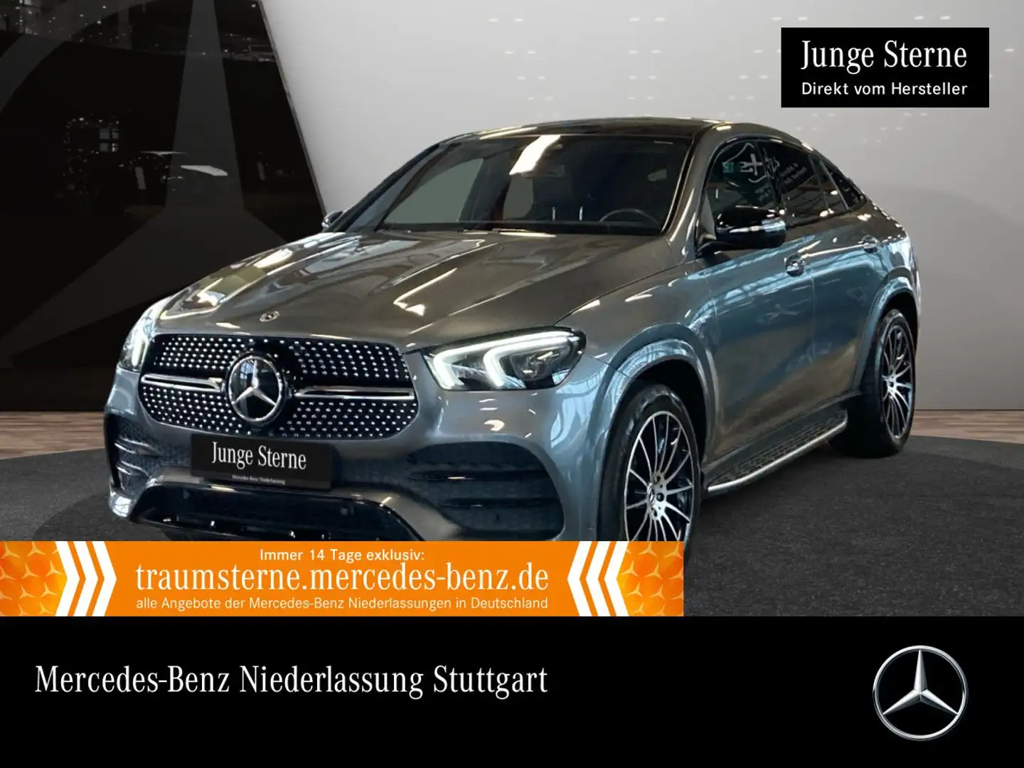 Mercedes-Benz GLE 400 d Coupé 4M AMG+NIGHT+PANO+360+MULTIBEAM Grau - 1