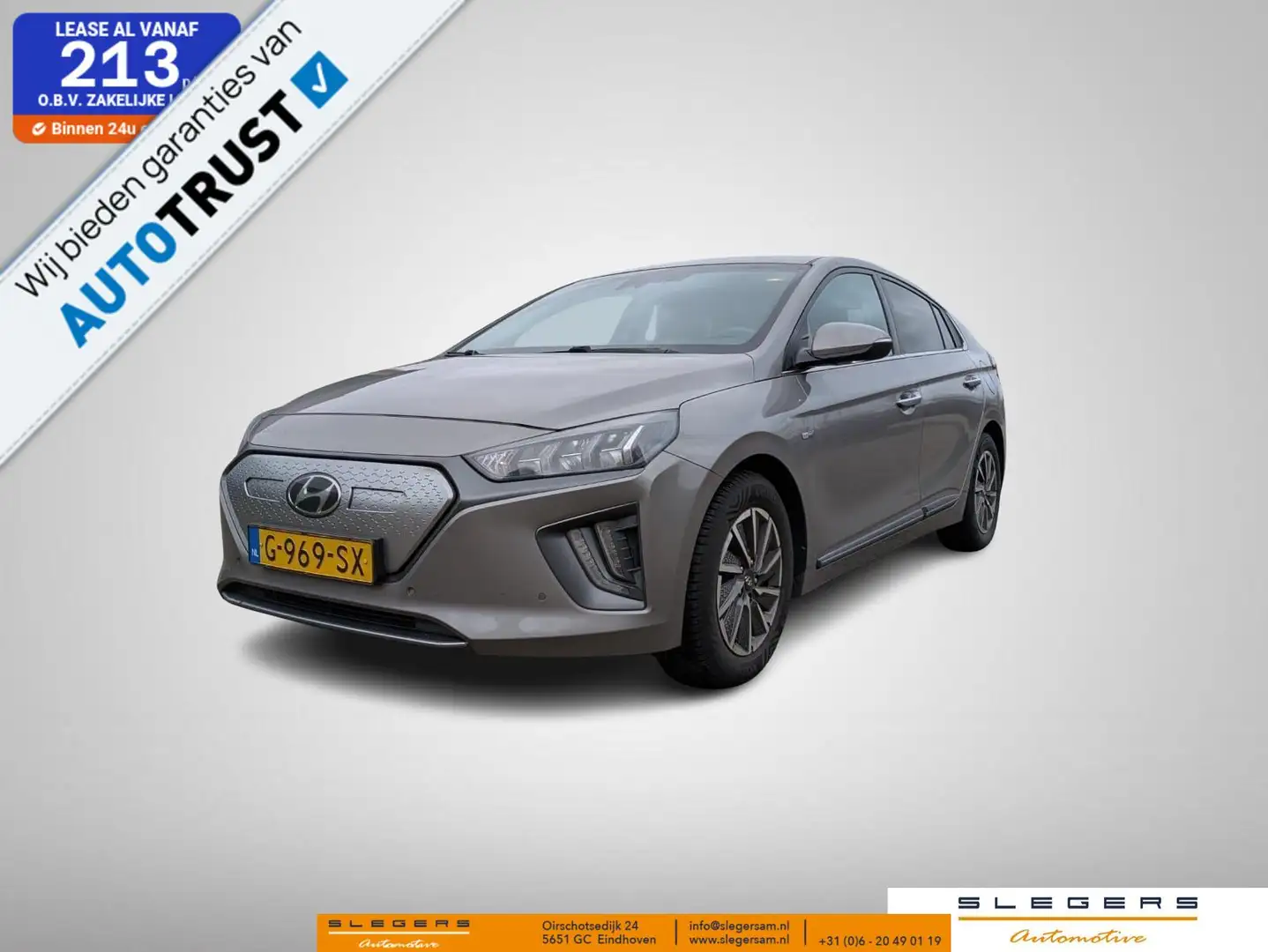 Hyundai IONIQ Premium EV 38 kWh Mooie dealer auto Gris - 1