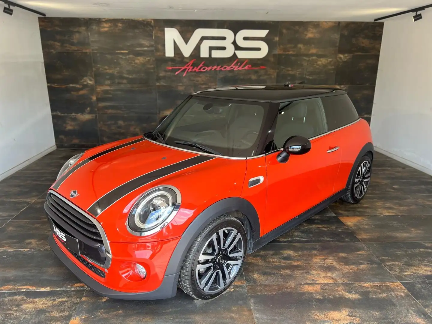 MINI Cooper Mini 1.5 i Cooper * CLIM-BIZONE *GPS *VOLANT MULTI Orange - 1