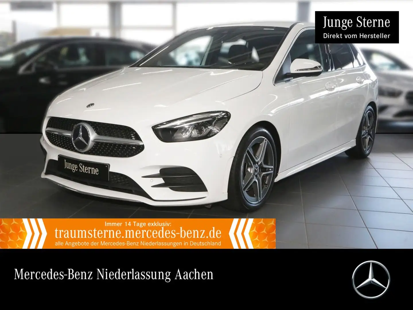 Mercedes-Benz B 220 AMG+LED+KAMERA+TOTW+7G Weiß - 1