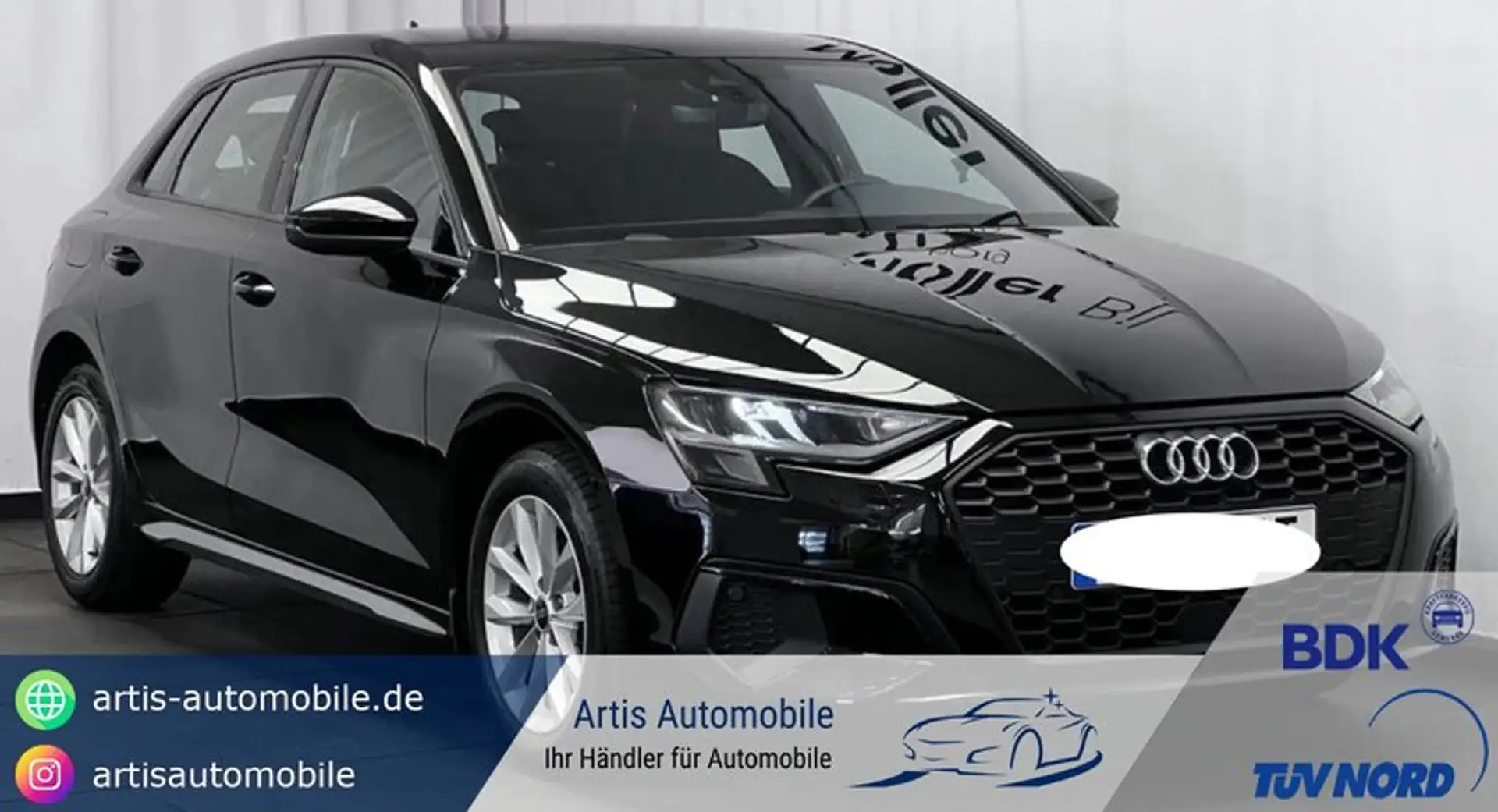 Audi A3 Sportback 35 TFSI*KAMERA*ANHÄNGERKUPPLUNG*SHZ Schwarz - 1