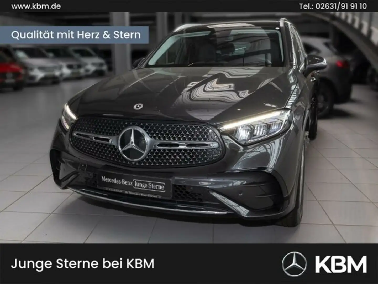 Mercedes-Benz GLC 220 GLC 220 d 4M AMG ADV°PANO°AHK°PTS+RFK°LED°WINTER Grau - 1
