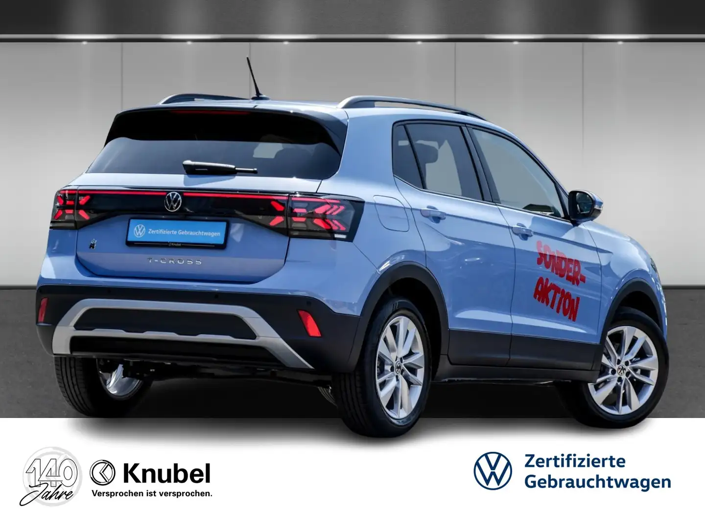 Volkswagen T-Cross Life 1.0 TSI DSG IQ.Light AppConnect RKamera Blau - 2