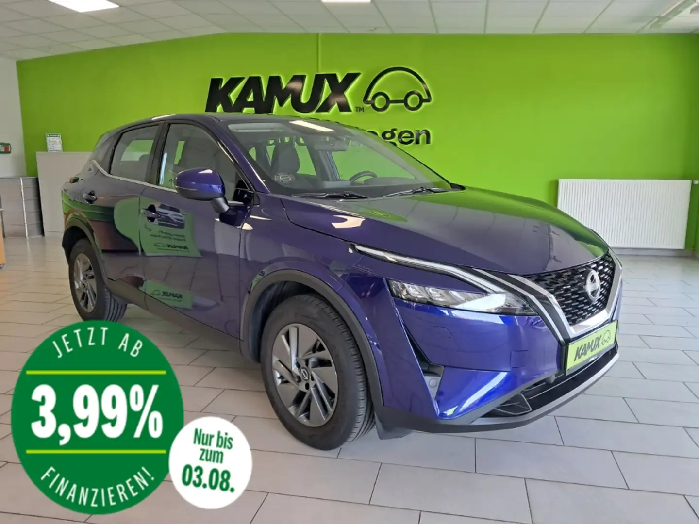 Nissan Qashqai 1.3DIG-T Acenta+LED+KAMERA+TEMPO+CARPLAY Blue - 1
