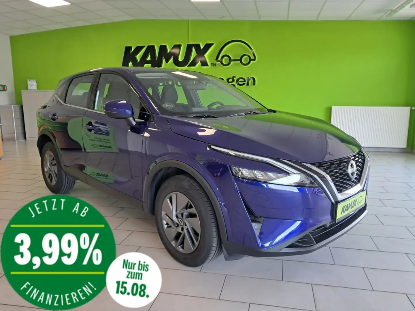 Nissan Qashqai 1.3DIG-T Acenta+LED+KAMERA+TEMPO+CARPLAY Blau - 1