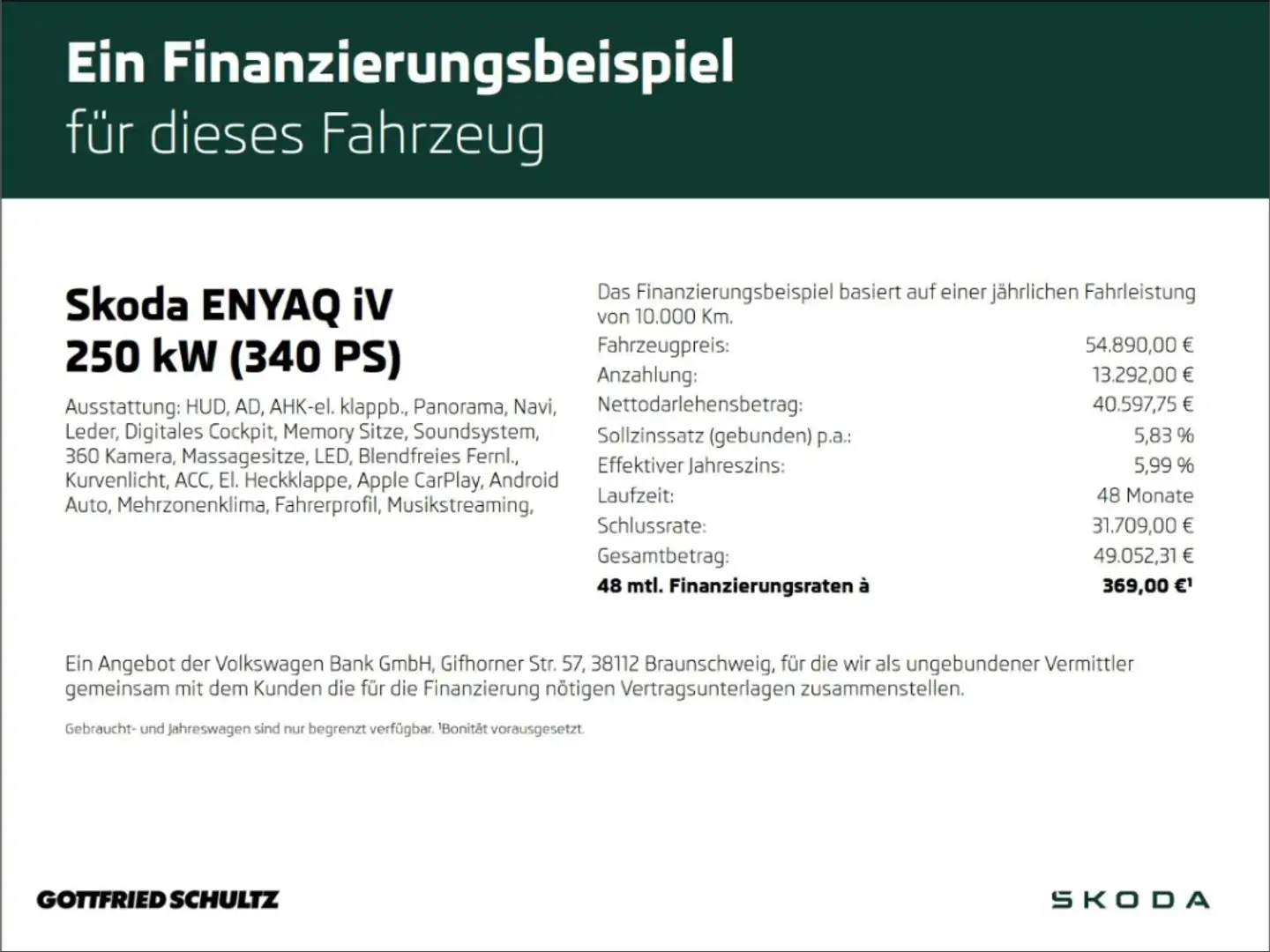 Skoda Enyaq COUPE 82KWH1-G-AUTOM. 4X4 RS Suite Blau - 2