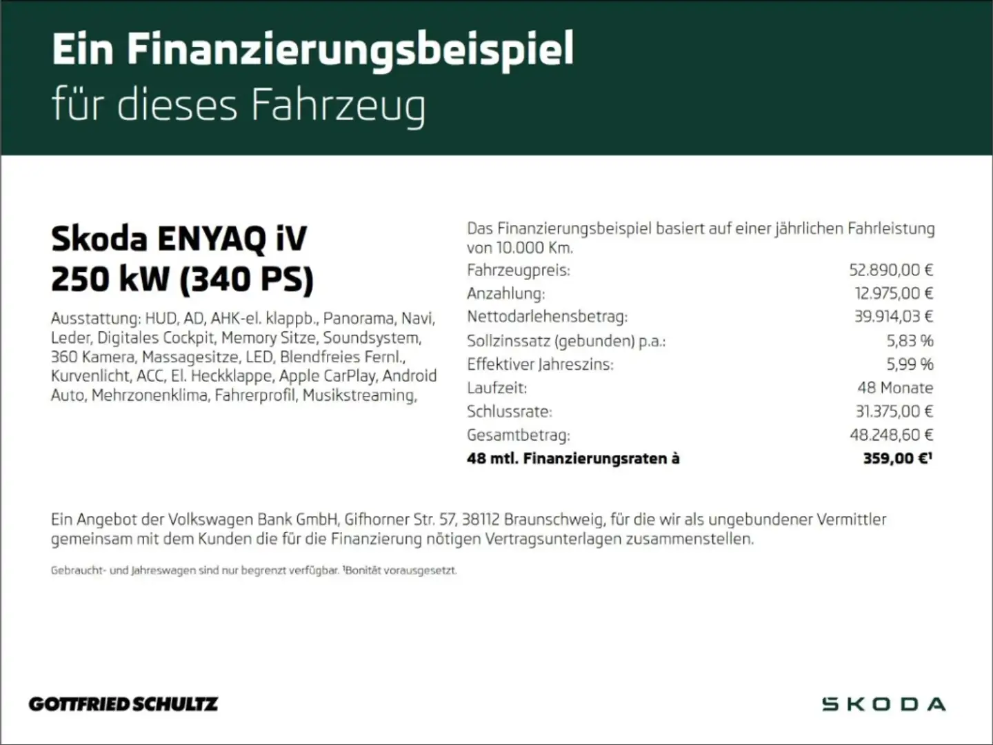 Skoda Enyaq COUPE 82KWH1-G-AUTOM. 4X4 RS Suite Blau - 2