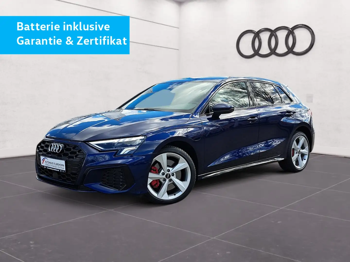 Audi A3 Sportback S line 45 TFSIe S tronic NAV APP KAM LE Blau - 2