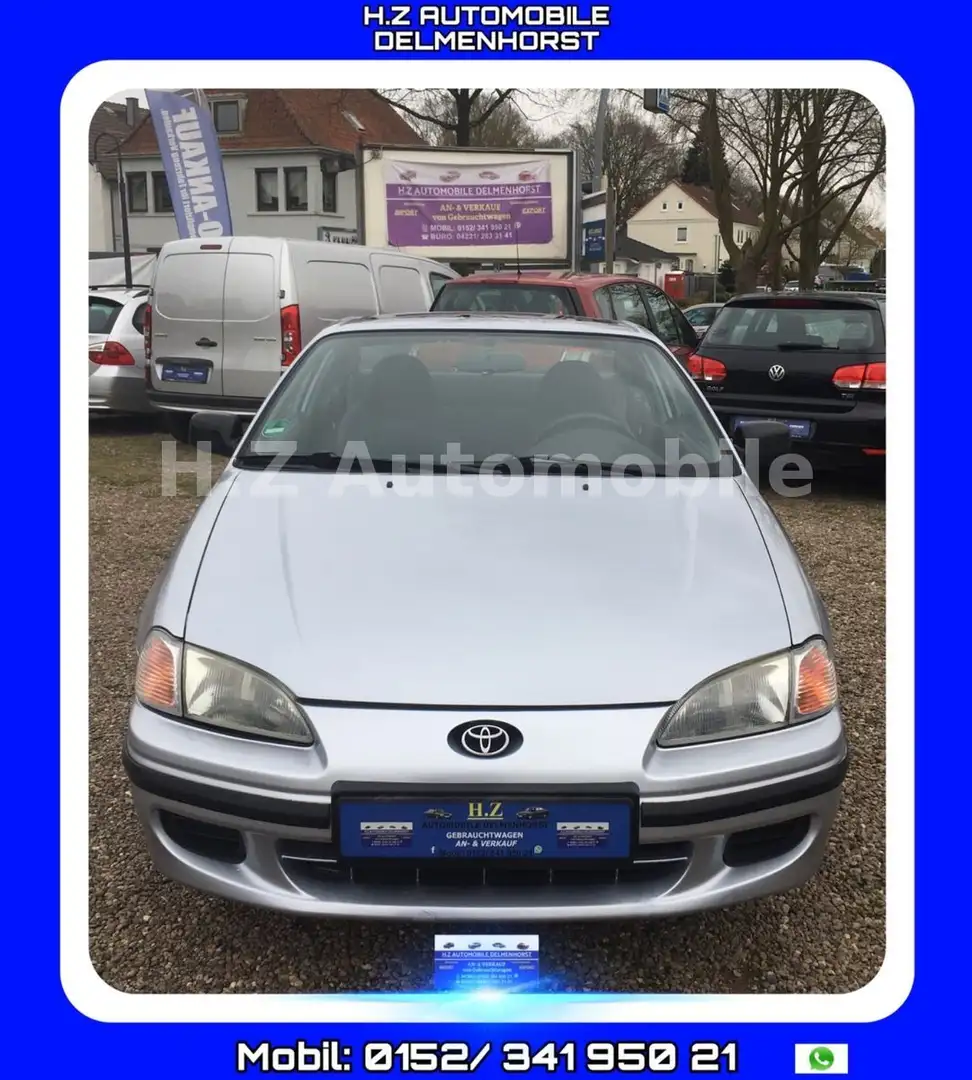Toyota Paseo 1.5 16V Benzin / TÜV+AU NEU / Klima ZV Silber - 1