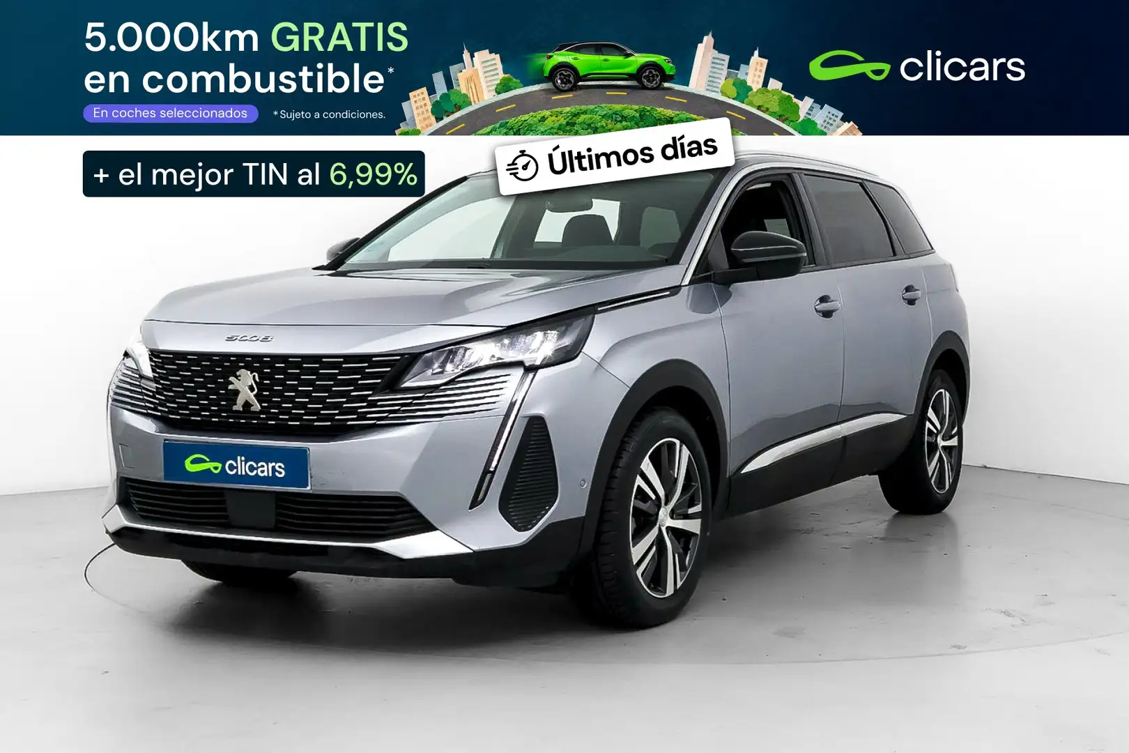 Peugeot 5008 1.2 PureTech S&S Allure 130 Gris - 1