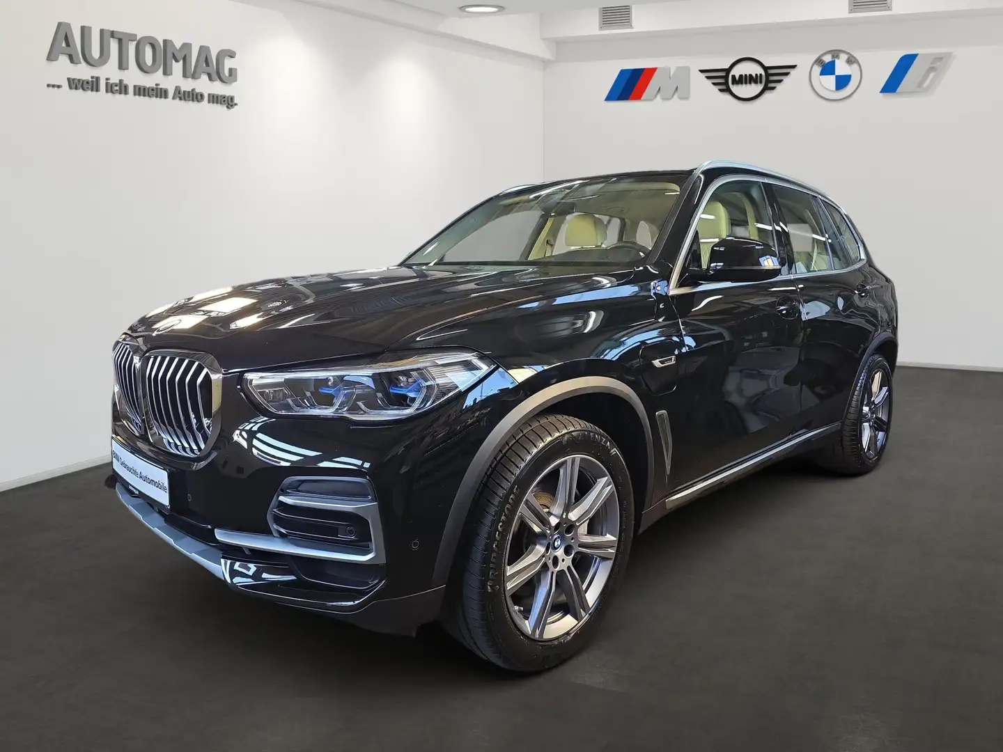 BMW X5 xDrive45e X-Line*AHK*Laser*HeadUp*DrivingAssistPro Schwarz - 1