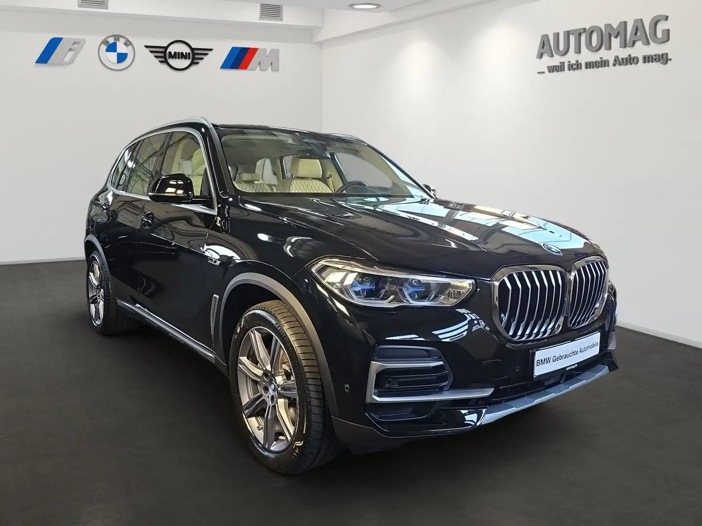 BMW X5 xDrive45e X-Line*AHK*Laser*HeadUp*DrivingAssistPro Schwarz - 2