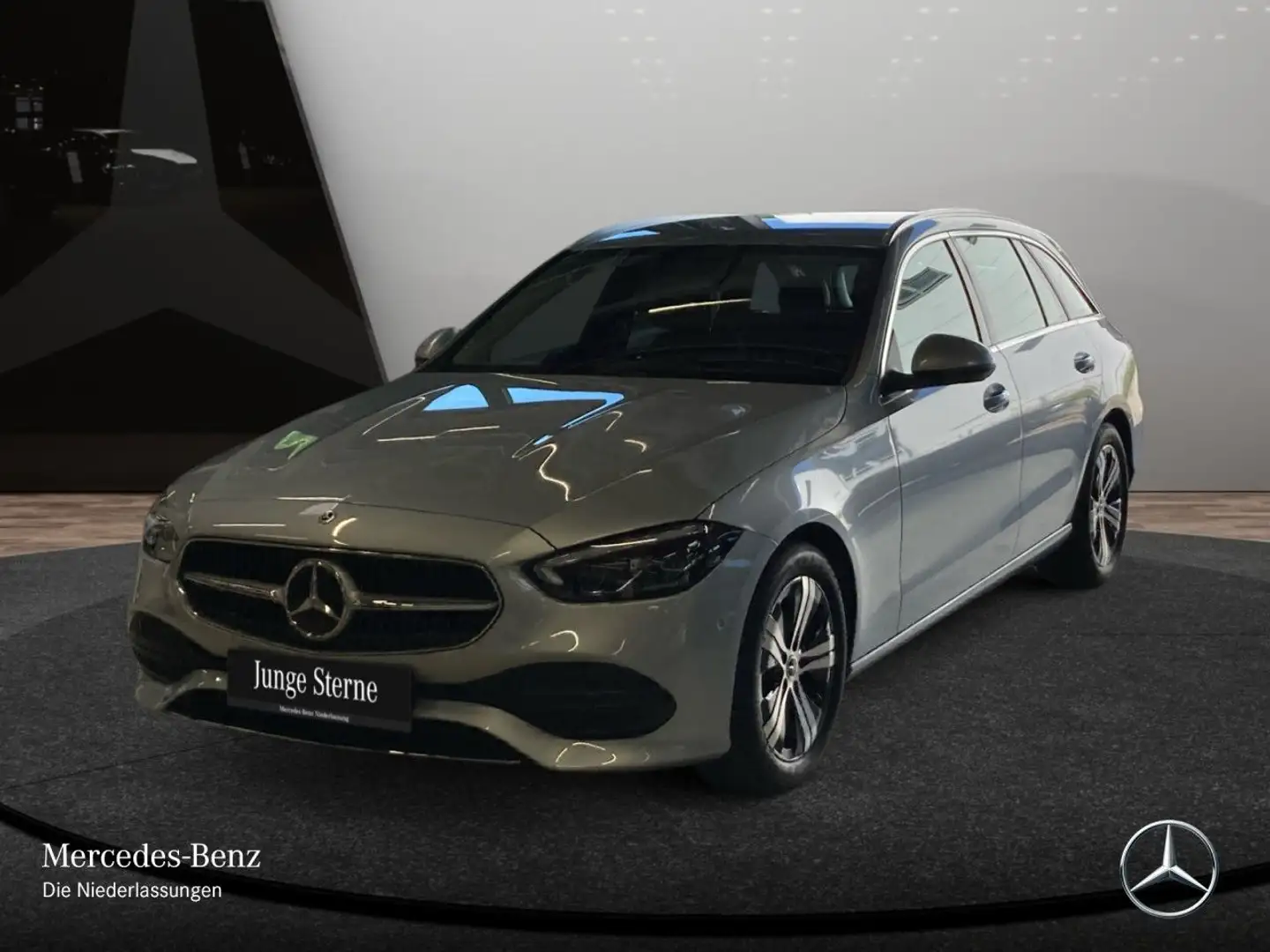 Mercedes-Benz C 200 T AVANTG+LED+KAMERA+TOTW+KEYLESS+9G Plateado - 2