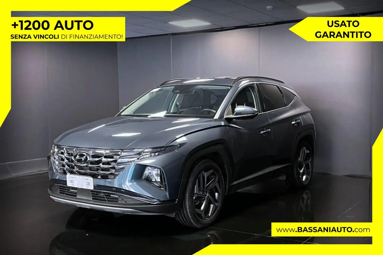 Hyundai TUCSON 1.6 HEV 4WD aut. Exellence Gris - 1