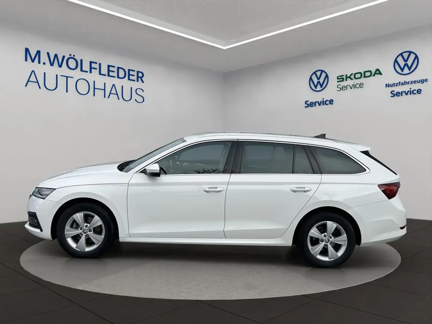 Skoda Octavia Combi Style TDI Weiß - 2