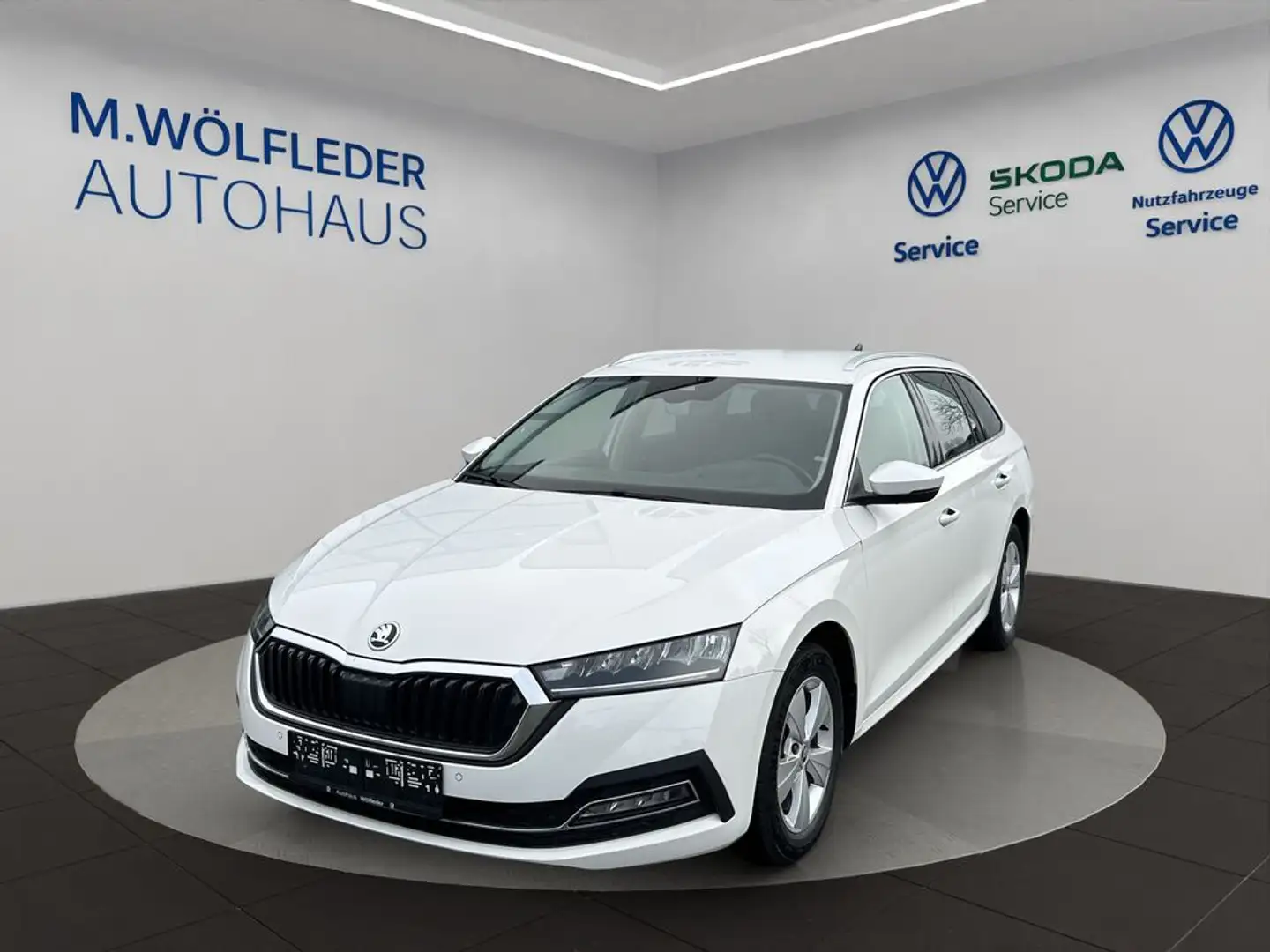 Skoda Octavia Combi Style TDI Weiß - 1